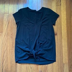 lululemon tie front tee